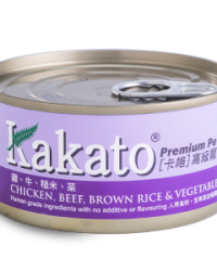 Kakato 卡格 全天然貓狗罐頭 雞、牛、糙米、菜 (可選份量)