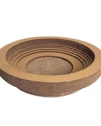 瓦通紙貓抓板附貓草(碗型)