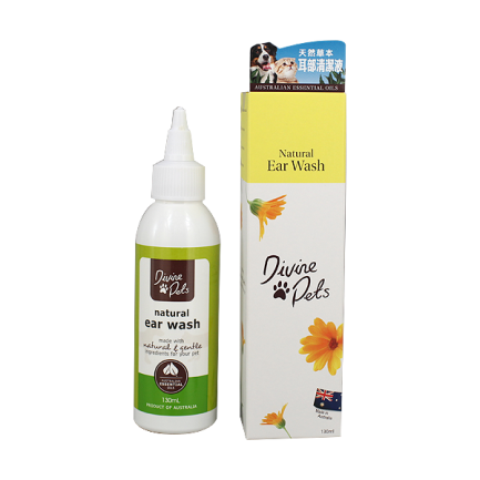 Divine Pets Ear Wash 天然草本耳部清潔液 130ml