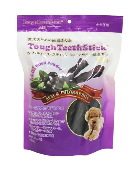 日本Tough Teeth Stick TTS Acai巴西莓潔齒美目扭條(幼枝裝)(35pcs)