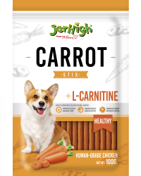 JerHigh小食 Carrot Stick 紅蘿蔔雞肉條100g
