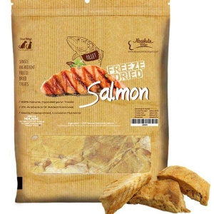 (近期優惠)Absolute Bites Freeze Dried 天然原塊凍乾 – 貴族三文魚 30g (貓犬食用)(到期日: 2026年5月)