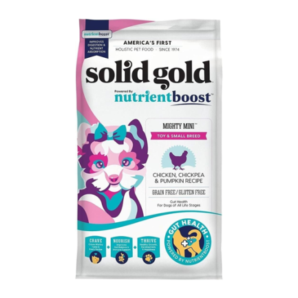 Solid Gold素力高 Nutrientboost(NB) Mighty Mini ™ 無穀物(雞肉)小型/迷你犬乾狗糧