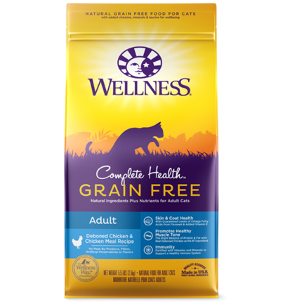 Wellness Complete Health Grain Free 無穀物成貓雞肉配方貓糧