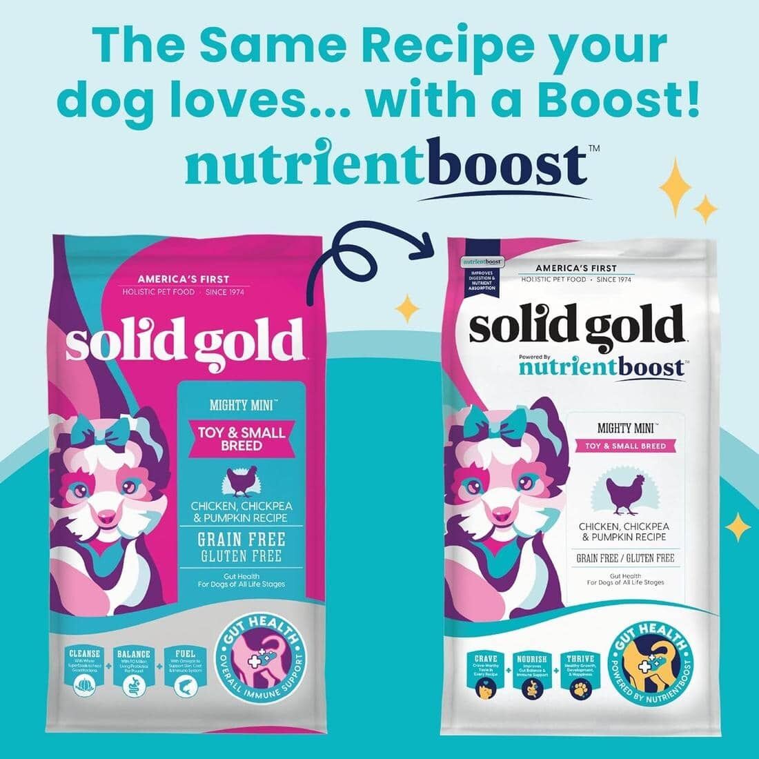 Solid Gold素力高 Nutrientboost(NB) Mighty Mini ™ 無穀物(雞肉)小型/迷你犬乾狗糧 - Image 3