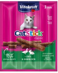 德國VitaKraft 肉條貓小食 鴨肉+兔肉 18g(3支裝)