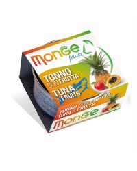 MONGE 天然貓罐頭 – 吞拿魚配雜果肉 80g