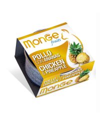 MONGE 天然貓罐頭 – 鮮雞肉配菠蘿 80g