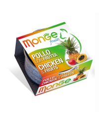 MONGE 天然貓罐頭 – 鮮雞肉配雜果肉 80g