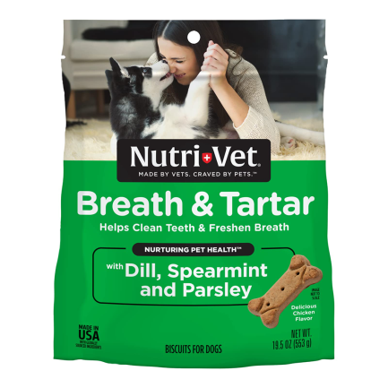 Nutri-Vet Breath & Tartar 去口氣及牙石狗餅