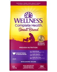 Wellness Complete Health Small Breed Adult Turkey Oat Formula 4lbs