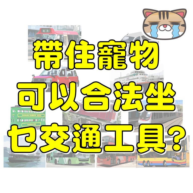 寵物合法使用公共交通工具列表