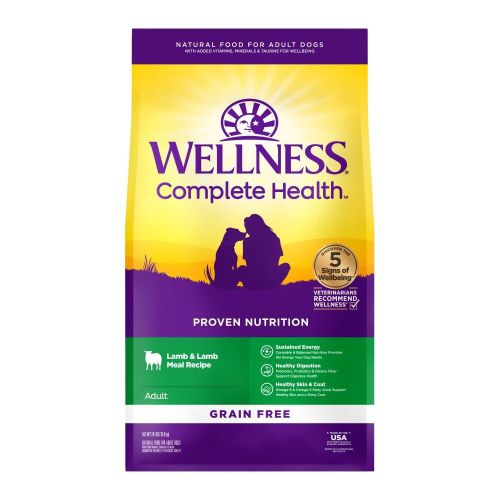 (會員優惠)Wellness Complete Health Grain Free Lamb 無穀物羊肉配方狗糧 24lbs (新舊包裝隨機出貨)