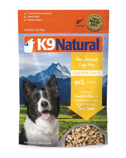 K9 Natural - Freeze Dried Dog Food - Chicken Feast 500g