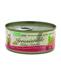 Naturcate 白肉吞拿魚+三文魚絲天然貓罐頭 155g