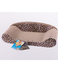 瓦通紙貓抓板附貓草(大梳化-豹紋)