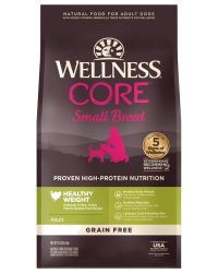 Wellness CORE Healthy Weight Small Breed Adult Grain-Free Small Adult Weight Loss Dog Food 4lbs