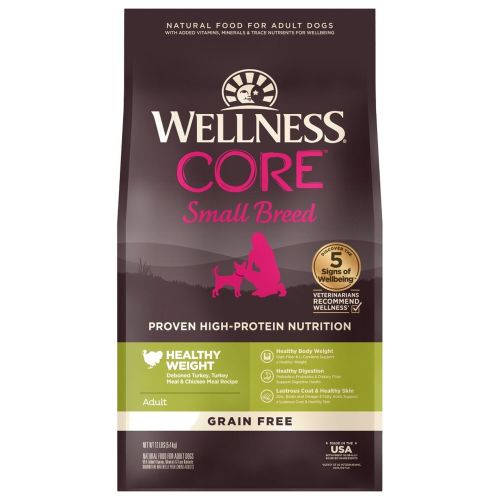 Wellness CORE Healthy Weight Small Breed Adult 無穀物小型成犬減肥狗糧 4lbs