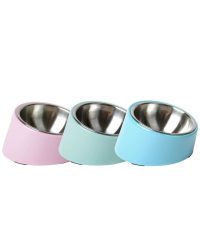 Super 淨色兩用寵物斜口碗 (可選顏色及尺寸)