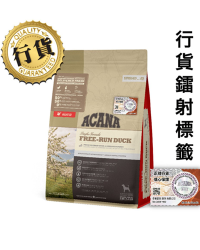 [Authentic Hong Kong Official Product] (Member Discount) Acana Free-Run Duck Dry Dog Food