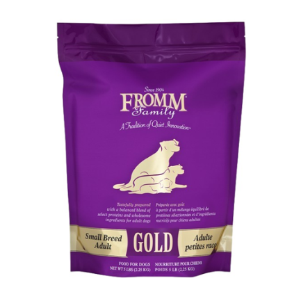 Fromm福摩 Gold Small Breed Adult 金裝小型成犬(雞鴨羊魚菜)狗糧(細粒)
