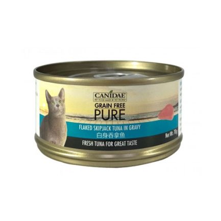 (原箱優惠24罐)Canidae咖比(卡比) Felidae Pure貓罐頭 - 白身吞拿魚70g