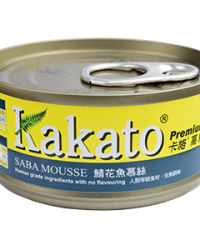 Kakato 卡格 全天然貓狗罐頭 鯖花魚慕絲 70g