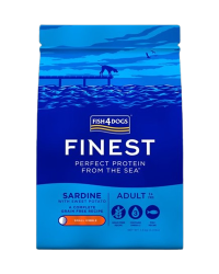 Fish4Dogs Finest Fish Gluten-Free Hypoallergenic Adult Dog Food – Sardine
