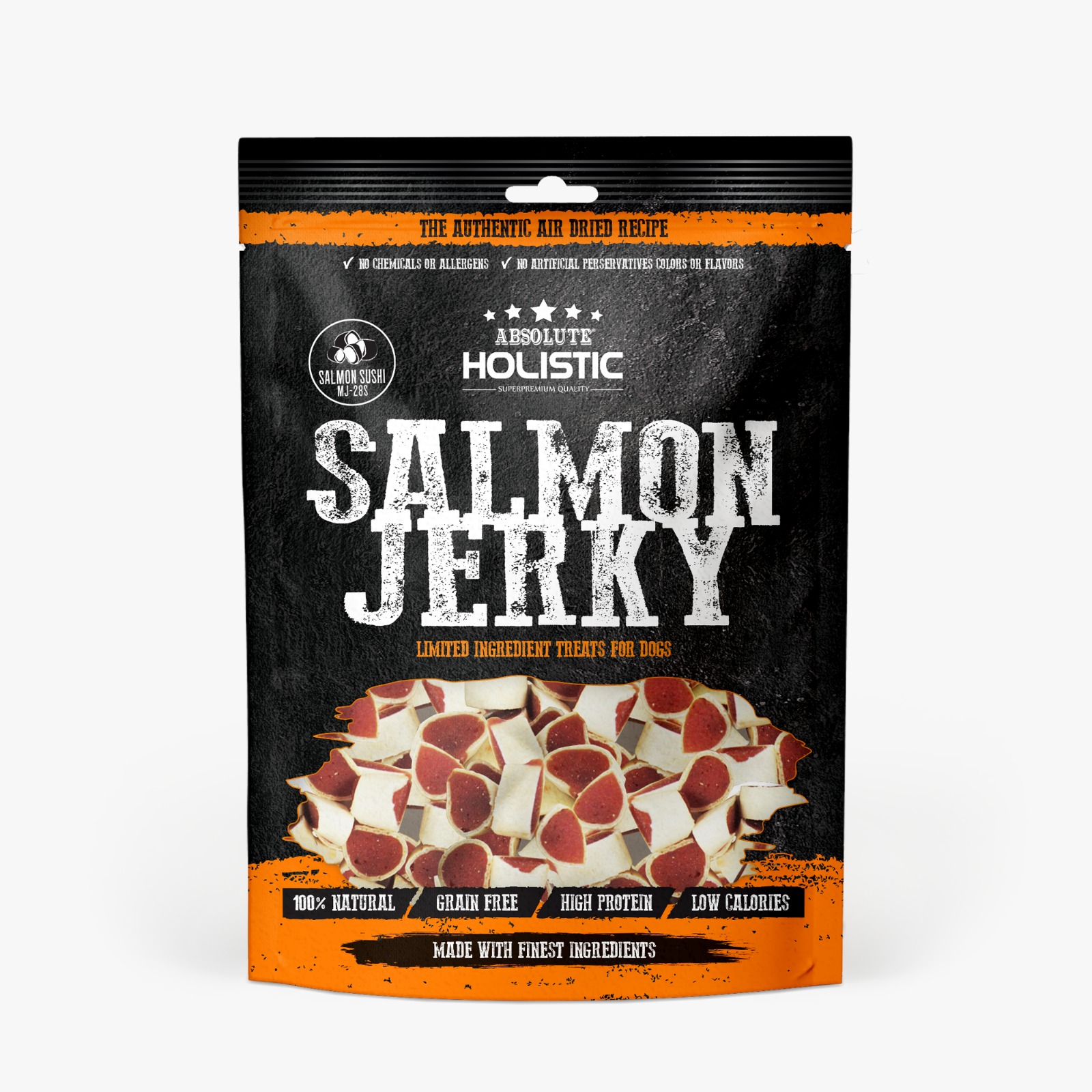 Absolute Holistic無穀物烘乾小食-三文魚壽司 100g