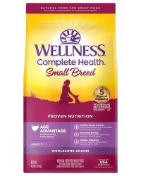 Wellness Complete Health Small Breed Senior Small Breed Senior Turkey Pea Formula 4lbs