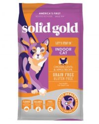 Solid Gold素力高 Let’s Stay in Indoor 無穀物室內雞肉乾貓糧