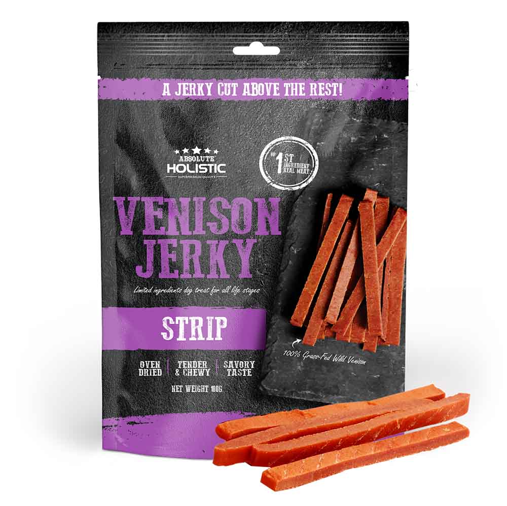 Absolute Holistic Oven Dried Venison Jerky 烘乾鮮鹿肉絲 100g