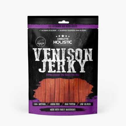 Absolute Holistic無穀物烘乾小食-鹿肉絲 100g