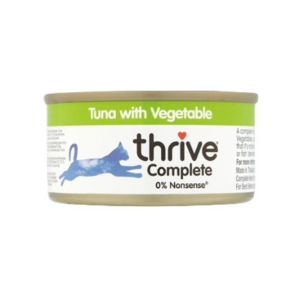 Thrive 天然貓主食罐頭 75g -吞拿魚+蔬菜
