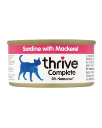 Thrive 天然貓主食罐頭 75g -沙甸魚+鯖魚