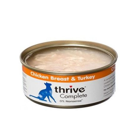 Thrive 天然貓主食罐頭 75g -雞+火雞 - Image 2