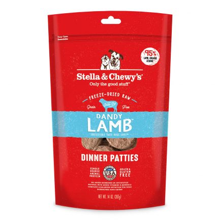 (會員優惠 買3包9折!)Stella & Chewy's Lamb (羊肉配方)凍乾生肉餅