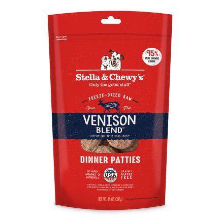 Stella & Chewy's Venison Blend (鹿及羊肉配方)凍乾生肉餅