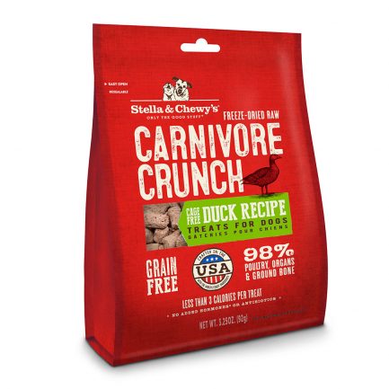 Stella & Chewy's Carnivore Crunch鴨肉配方小食3.25oz
