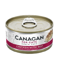 Canagan無穀物貓用主食罐頭 (Chicken with beef – 雞肉伴牛肉)