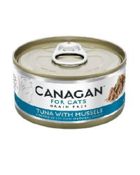 Canagan無穀物貓用主食罐頭 (Tuna with Mussels – 吞拿魚伴青口)