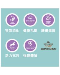 Wellness CORE Digestive Health 消化易 雞肉紅米小型犬配方狗糧