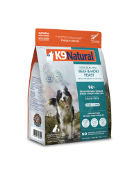 (買1包)K9 Natural – Hoki and Beef Feast 紐西蘭脫水鮮肉狗糧 – 牛肉藍尖尾鱈魚盛宴 (新舊包裝隨機發貨)