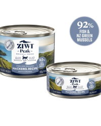 (原箱優惠)Ziwi Peak巔峰 Mackerel Canned Cat Food 鯖魚貓用主食罐 85g/185g