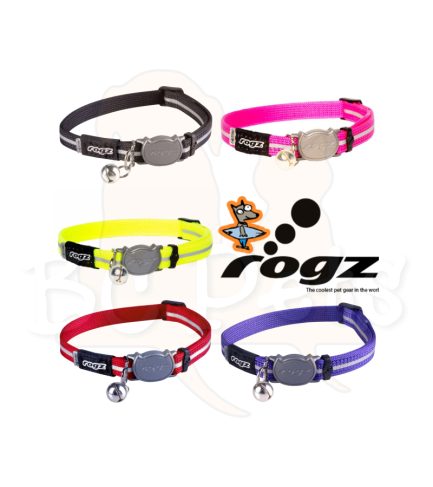 Rogz GlowCat 貓頸帶(中間反光條)(可選顏色)