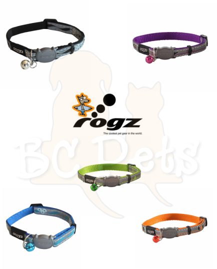 Rogz Nightcat 貓頸帶 (反光面)(可選顏色)