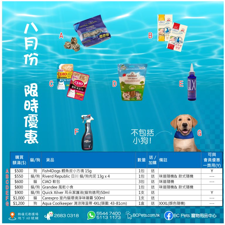 2022年8月限時優惠