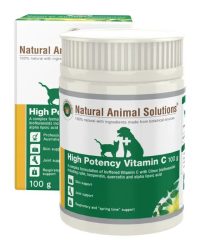 Natural Animal Solutions (NAS) High Potency Vitamin C 高效維他命C粉 (含白黎蘆醇) (貓犬用) 100g