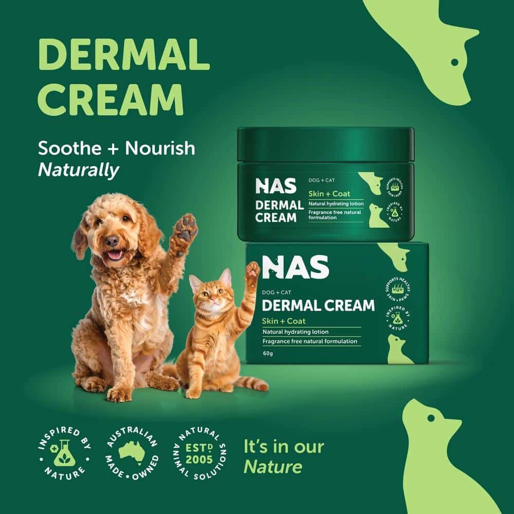 Natural Animal Solutions (NAS) Dermal Cream 消炎滋潤護膚膏 殺菌傷口妥 60g1