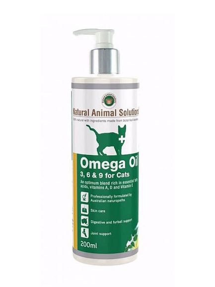 Natural Animal Solutions (NAS) Omega Oil 3,6 & 9 有機奧米加油3, 6&9 200ml(貓)